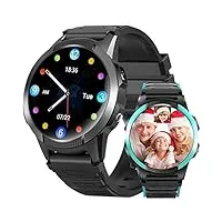 gablok smartwatches 4g gps wifi appel vidéo sos avec vibration électronique (couleur : bleu 1, taille : version asiatique)
