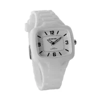 montre one man show homme silicone blanc