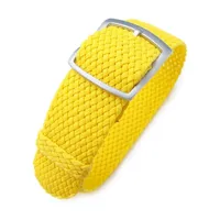 bracelet perlon jaune - 18 mm