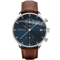 about vintage 1815 chronograph 117177 - homme - analogique - quartz - 316l surgical steel - verre saphir