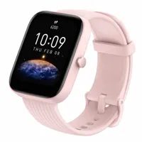 amazfit bip 3 smartwatch rose