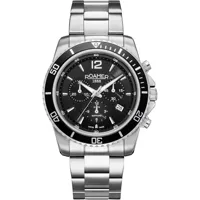 roamer 862837-41-55-20 nautic chrono 100 watch argenté