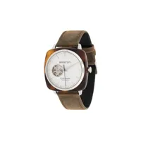 briston watches montre clubmaster iconic 40 mm - blanc