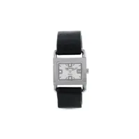 hermès pre-owned montre barenia 25 mm pre-owned (1990) - blanc