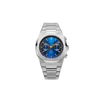 d1 milano montre royal blue chronograph 41.5 mm - bleu