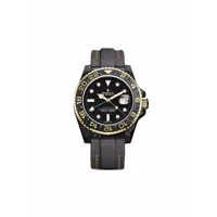 diw (designa individual watches) montre gmt-master ii 40 mm customisée pre-owned - noir
