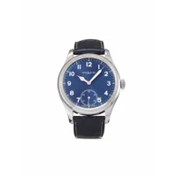 montblanc montre 1858 44 mm pre-owned (2017) - bleu