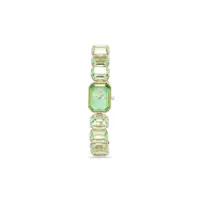 swarovski montre-bracelet octagon - vert