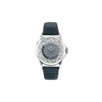 patek philippe montre world time 39 mm pre-owned (2000) - argent
