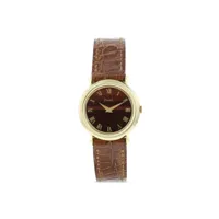 piaget montre piaget vintage 26 mm pre-owned (années 1970) - marron