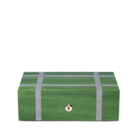 rapport boîte à accessoires en bois carnaby (28 cm x 17 cm) - vert