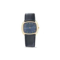 piaget montre vintage 32 mm pre-owned (années 1970) - bleu