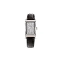 bvlgari pre-owned montre rettangolo 21 mm pre-owned (années 2000) - argent