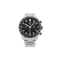 tag heuer montre carrera 44 mm pre-owned - noir