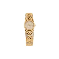 bvlgari pre-owned montre parentesi 20 mm pre-owned (années 2000) - or