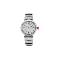 bvlgari pre-owned montre lucea 33 mm pre-owned - gris