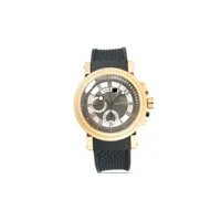breguet montre marine chronograph 43 mm pre-owned (2016) - noir