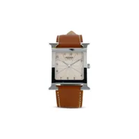 hermès pre-owned montre heure h 41 mm pre-owned (2010) - tons neutres