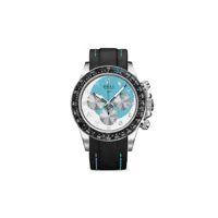diw (designa individual watches) montre personnalisée daytona ramadan ex 40 mm - bleu