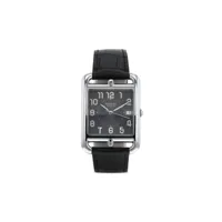 hermès pre-owned montre cape cod 33 mm x 46 mm pre-owned (2010) - noir