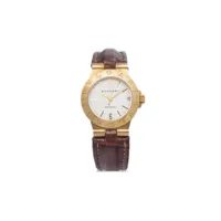 bvlgari pre-owned montre diagono 35 mm pre-owned - blanc