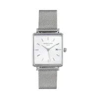 montre rosefield the boxy blanc